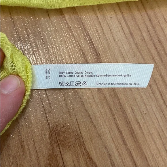 ❤️ HOST PICK ❤️ FREE PEOPLE embroidered cotton gauze peasant top with tassels M - Picture 12 of 14